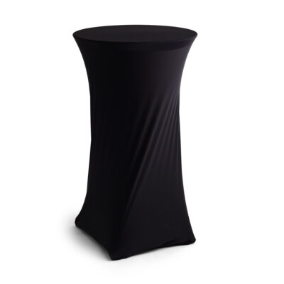 Bar Table Cover - Black Lycra